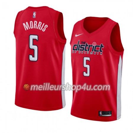 Maillot Basket Homme Washington Wizards Markieff Morris 5 2018-19 Nike Rouge Swingman